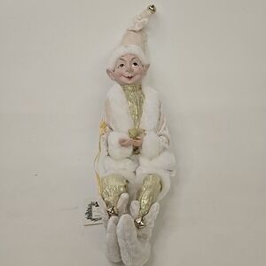 Ridgefield‎ Home Christmas Fabric Elf - 15"- Robert Style
